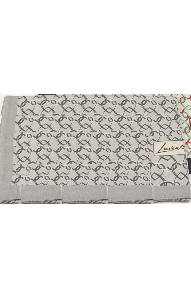 Heart Patterned Shawl (70% Modal - 30% Silk)