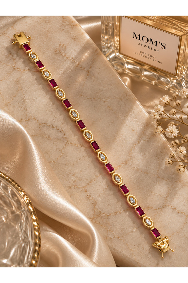 Ruby Yakut Elegance Bileklik
