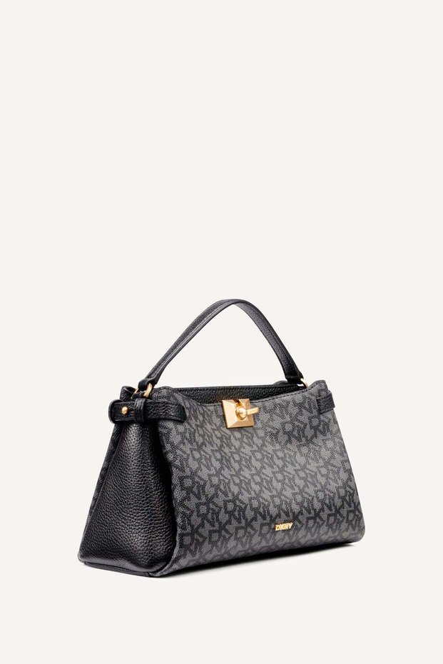MARTHA TOP HANDLE CROSSBODY-XLB - BK LOGO-BK-N/S