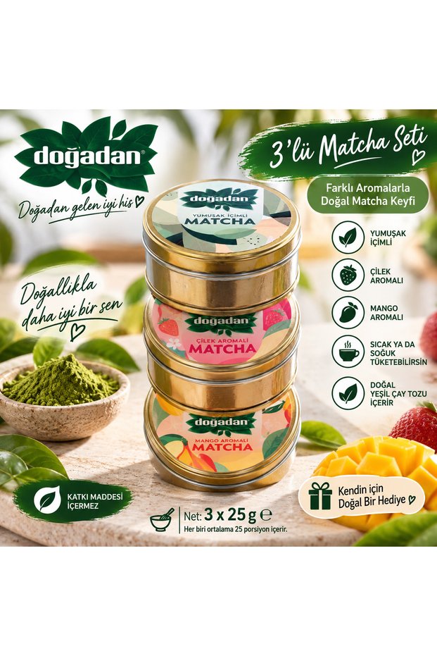 3'lü matcha kampanyası