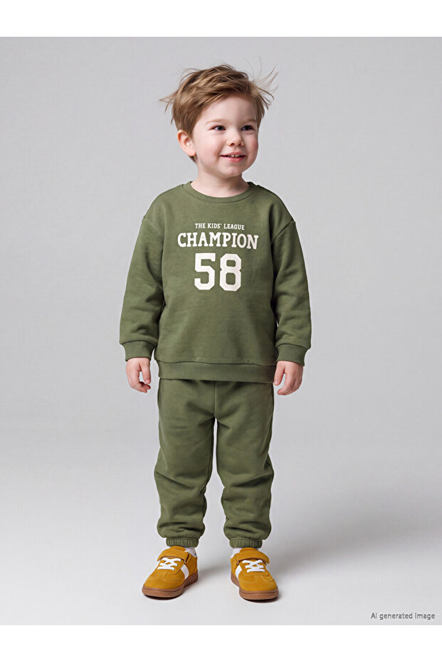 Quality Pieces Printed Baby Boy Tracksuit Set from Çelebi Store