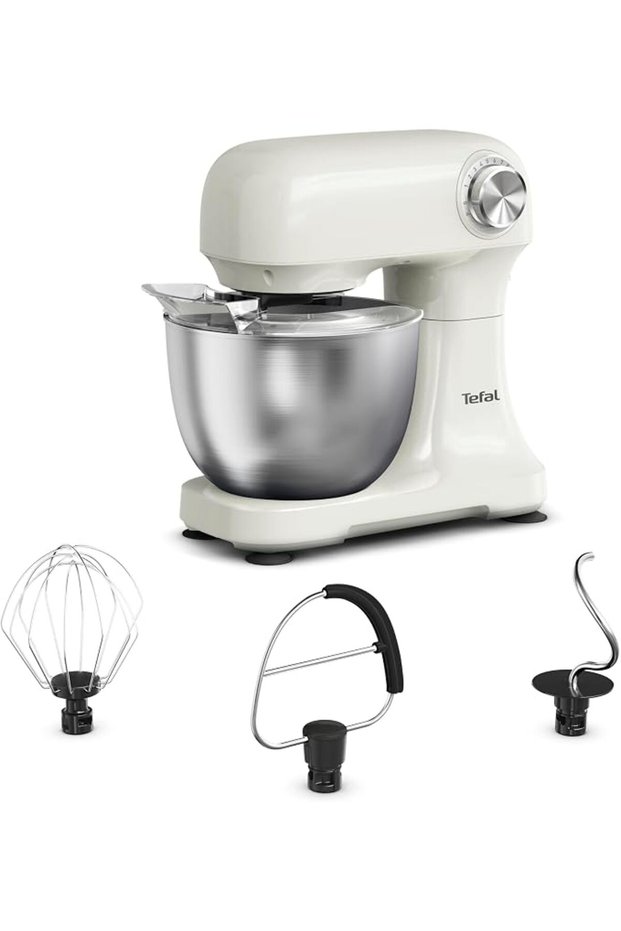Tefal Bake Easy QB140AF0 Compact and Easy to Use Kitchen Processor, 12 Speed, Pulse Function, 3.5 Li