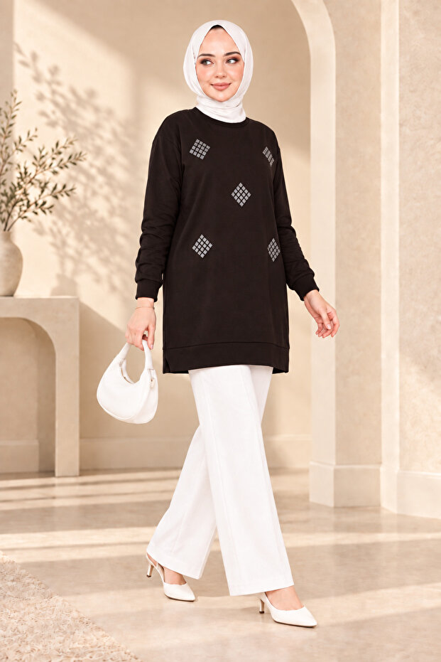 Women's New Season Stone Detailed Tunic