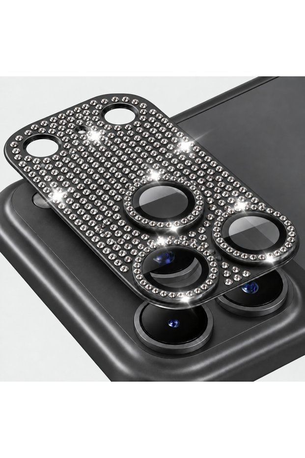 iPhone 18 Pro Max Compatible Full Stone-Coated Ar and Af Feature Camera Glass / Lens Protective Glass