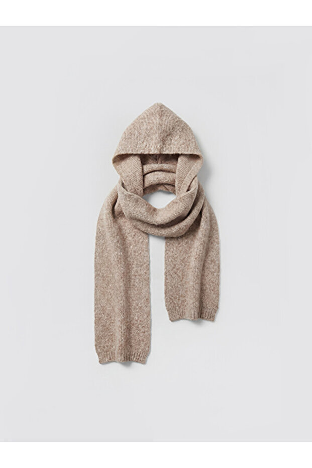 Esvab • Modern & Distinctive Women's Knitwear Hooded Scarf