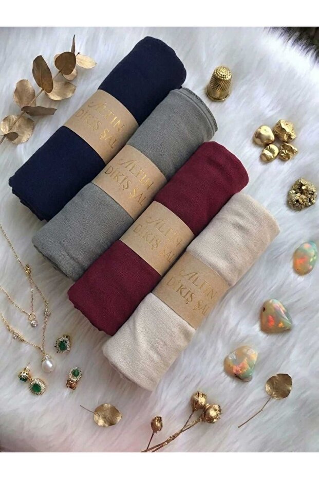 Combed Cotton Shawl Set of 4 Soft Textured Jersey Combed Cotton Shawl Set 1St Quality