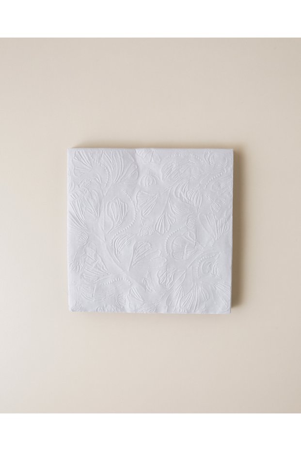 Elegant Bloom 20-Pack Paper Napkins 33X33 cm Gray