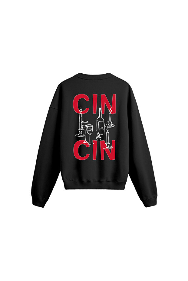 Cin Tonic Printed Oversize Sweatshirt