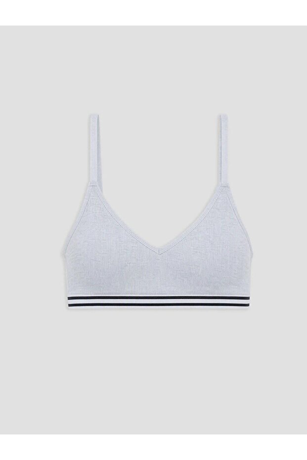 Padded Striped Bustier Without Underwire (W6)
