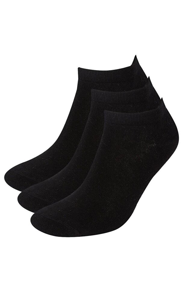 Men's Cotton 3-Piece Short Socks (Ns)