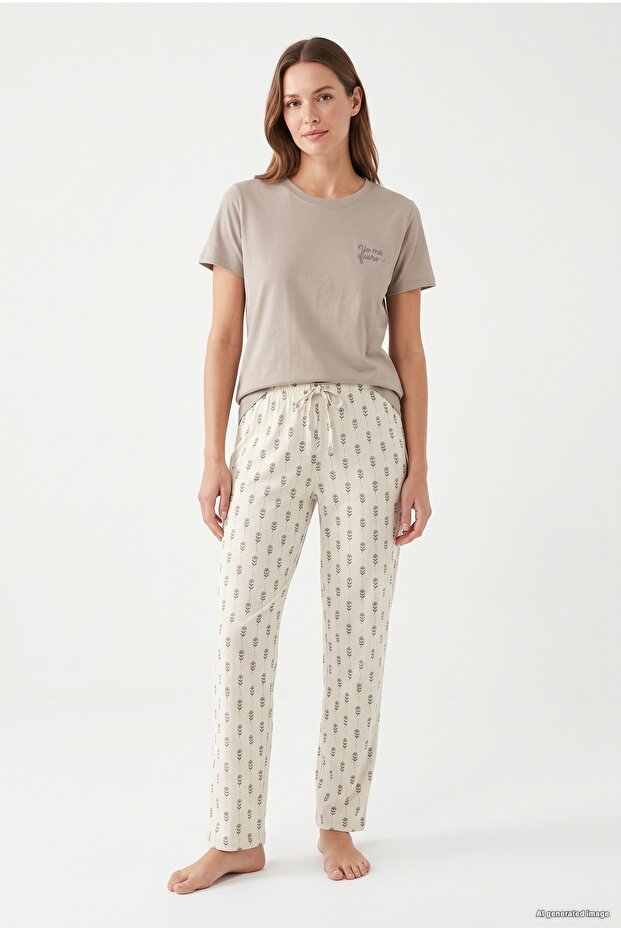 Kadın Bambu Pijama Set