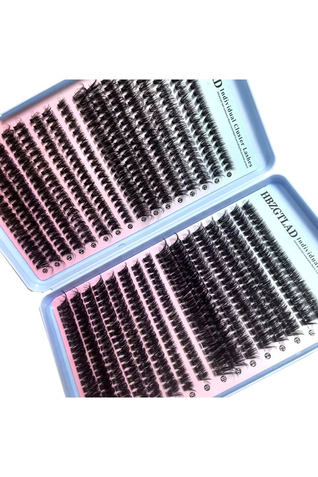 MIX 0.07mm D 32rows 40D60D HBZGTLAD 32rows Fluffy Thick Eyelash Clusters Wispy Individual Lashes 30