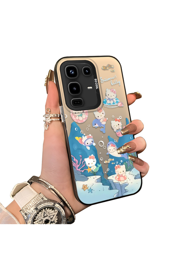 Infinix Note 50/Note 50 Pro Compatible Submarine World Cartoon Cat Printed Phone Case