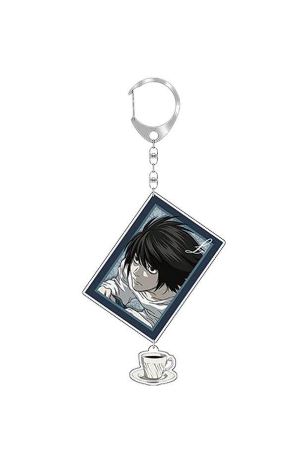 4 6CM Charm Anime Death Note Acrylic Keychain Model Cosplay Characters Ornament Accessories Goods Co