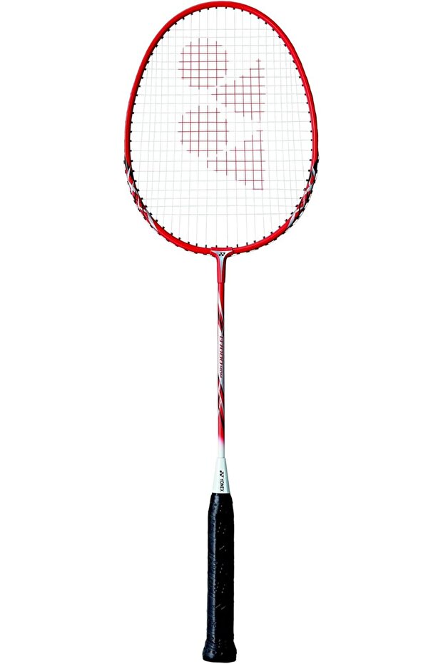 B 7000Mdm Badminton Racquet, U4 Weight/Grip Size, Red