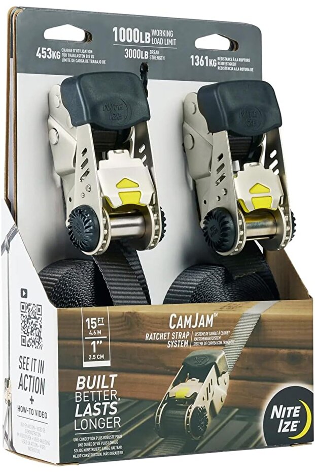 CamJam Ratchet Strap System Large 2 Pack