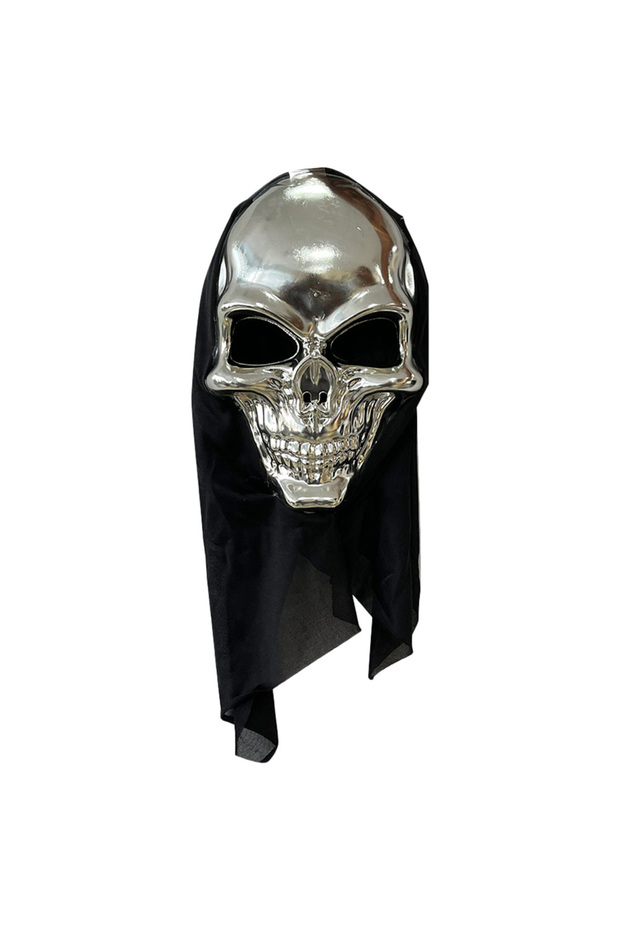 Halloween Silver Skull Mask