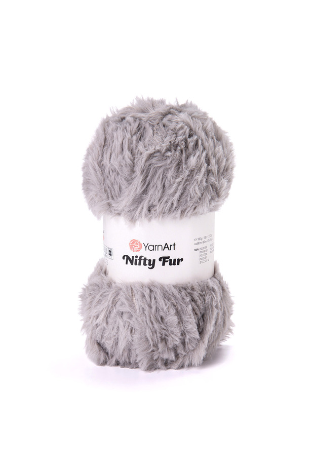 Niftyfur Plush Fur Textured Thick Knitting Yarn 100% Polyester 100 Gr 80 m - 1 Piece-8406