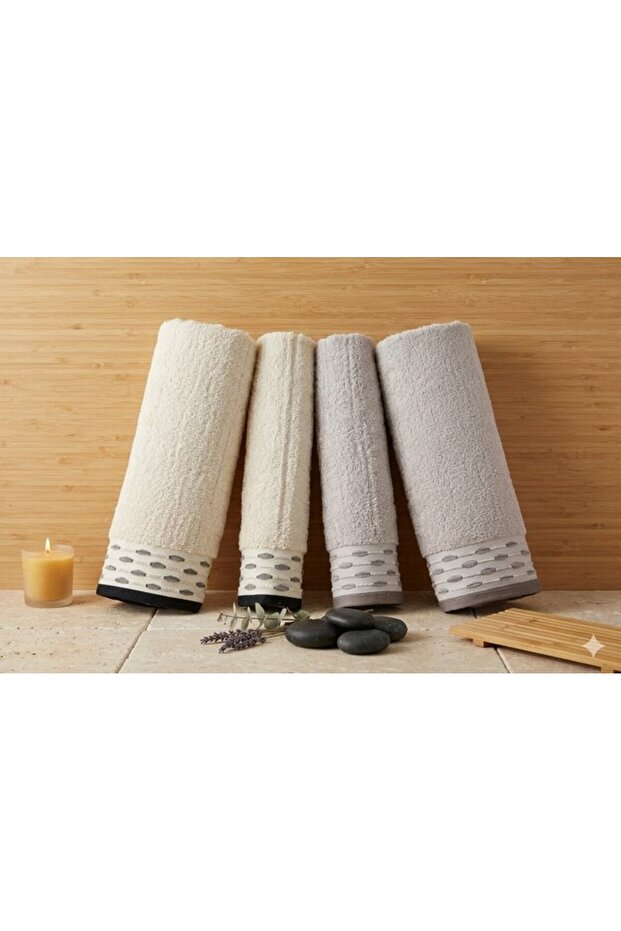 Eclıps Beige-Light Beige Best Set (Hamam Set)