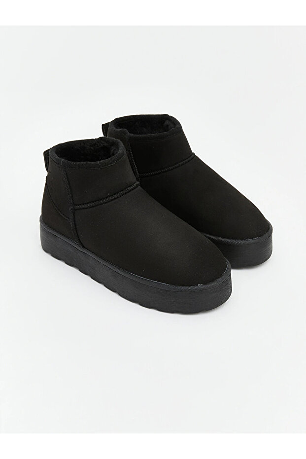 Black Thick Soled Women's Boots