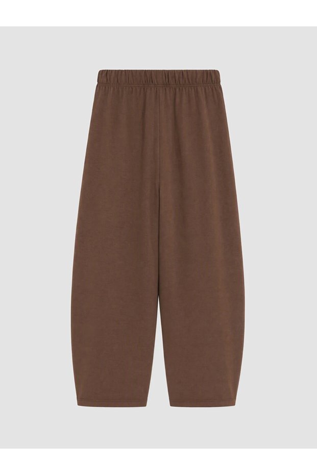 Brown Girls' Soft Touch Tracksuit Set