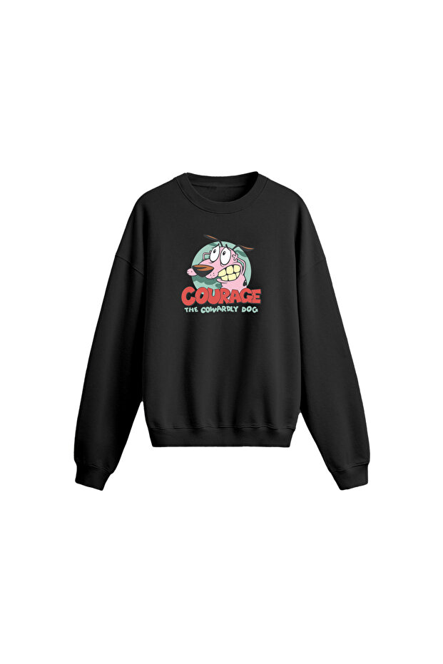 Courage Printed Oversize Sweatshirt
