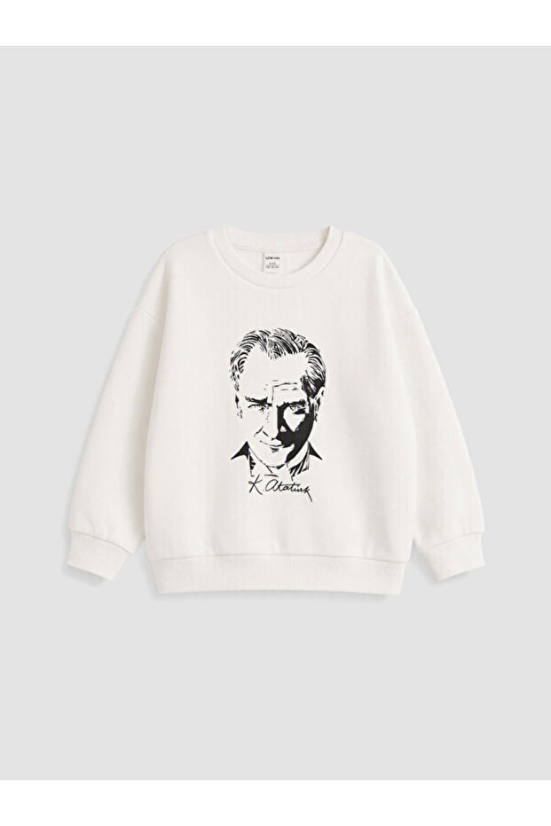 Atatürk Printed Thick Sweatshirt for Girls from Uzg Store for Style Enthusiasts