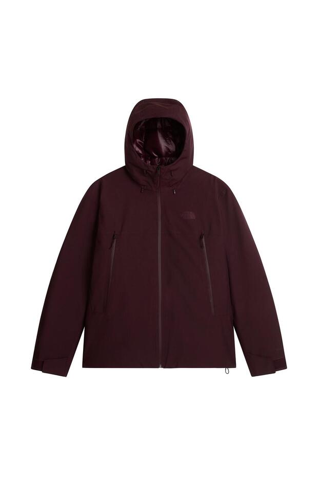 M Mtn Range down Hooded Jacket Men's Jacket Nf0A88Wdno41 Claret Red-L