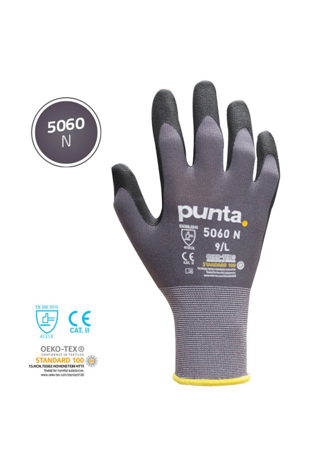 5060 N 15g Nylon/Spandex Aster over Micro Foam Nitrile Coated Work Glove