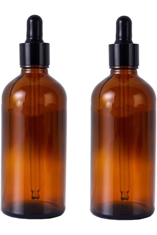 Empty Glass Dropper Bottles (100ml, 2 Pieces)