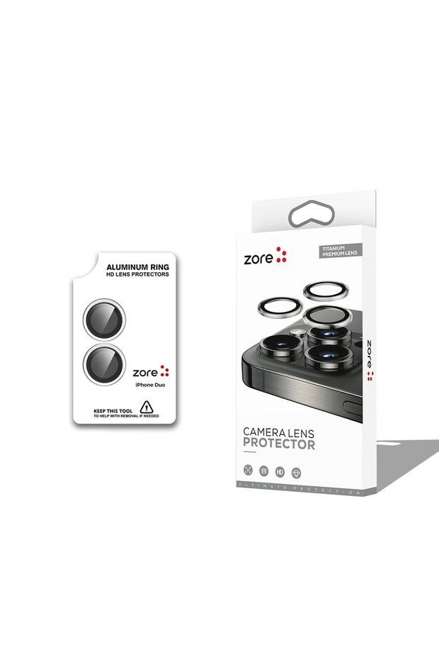 Apple iPhone Duo Cl-12 Premium Sapphire Anti-Fingerprint Anti-Reflective Camera Lens Protector