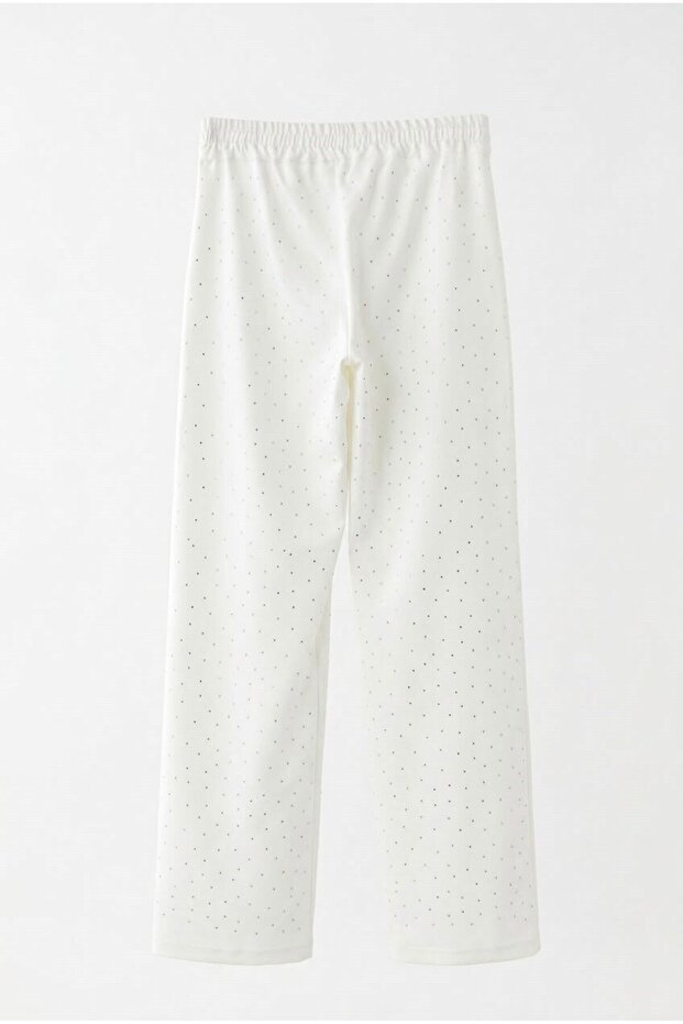 Serpme Stone-Embellished Crepe Pants
