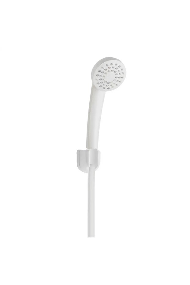 1 Function ABS Hand Shower (7.5 cm, White)