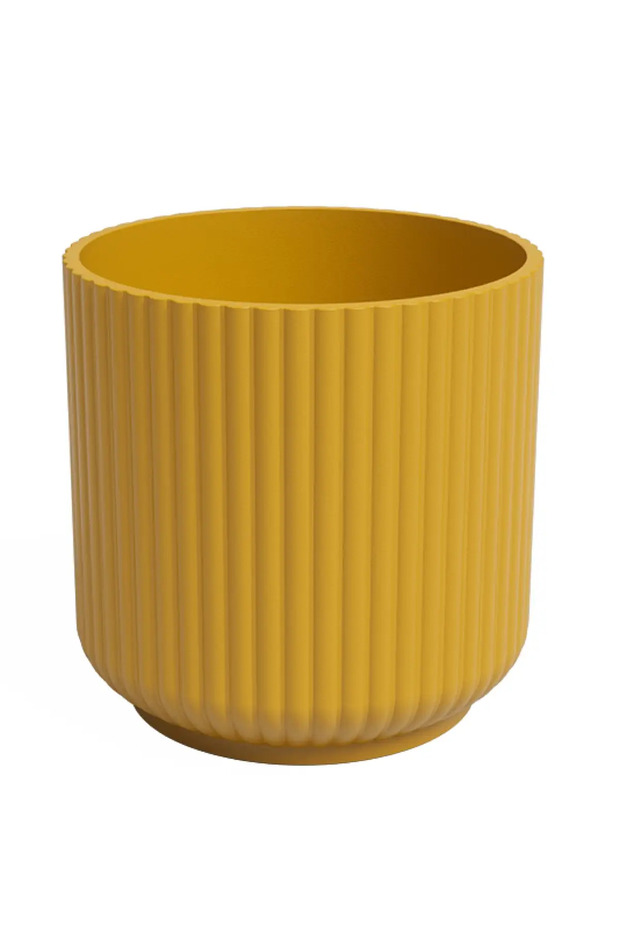 Luna Plant Pot (Yellow, 19 cm)