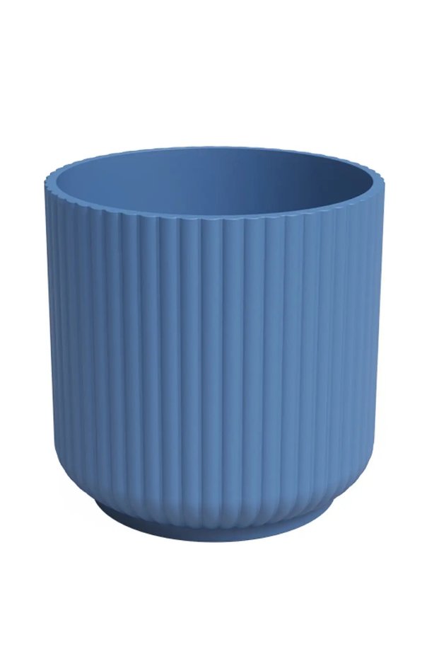 Luna Plant Pot (Blue, 19 cm)