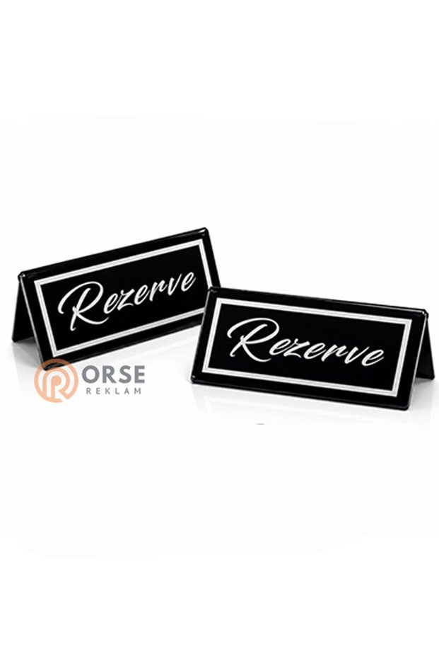 Reserved Text 1 Piece Plexiglass Laser Engraving