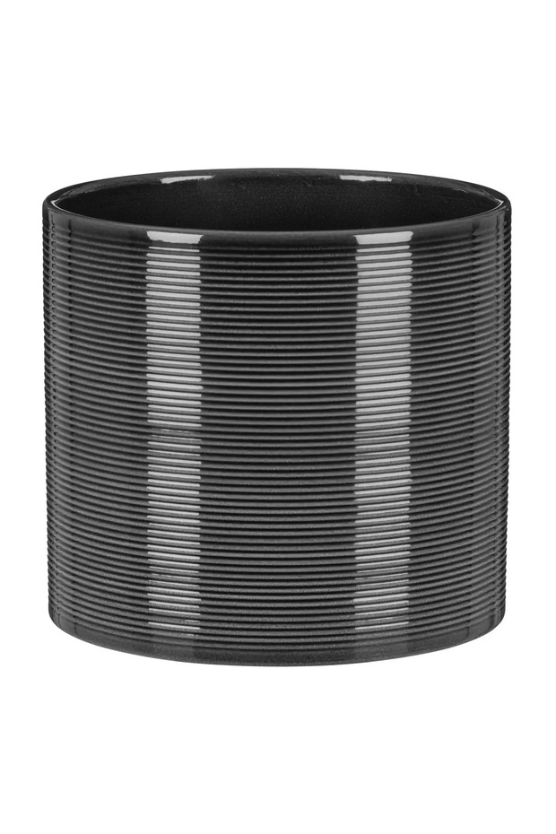 Coverpot (Glass Grey, 19 cm)