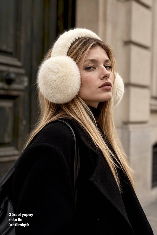 Foldable Plush Furry Headphones