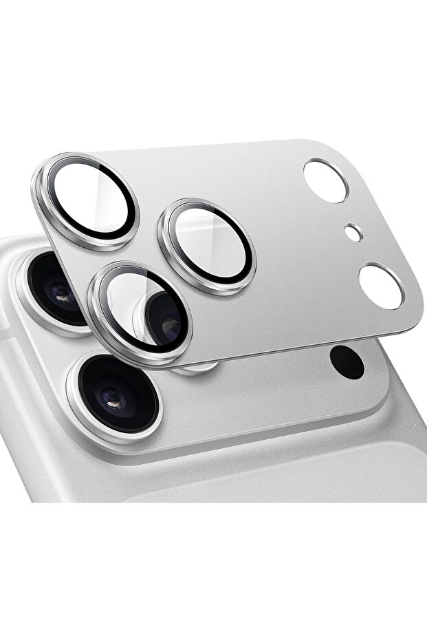 iPhone 18 Pro Compatible Camera Lens Protector with Metal Frame Full Coverage Protective Glass