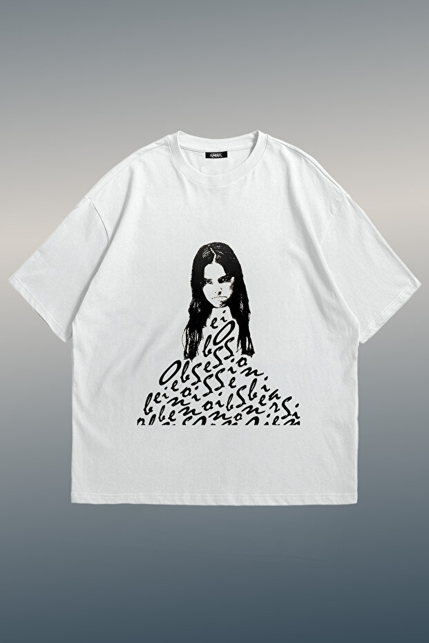 Obsession Plant Print Unisex Oversize T-Shirt