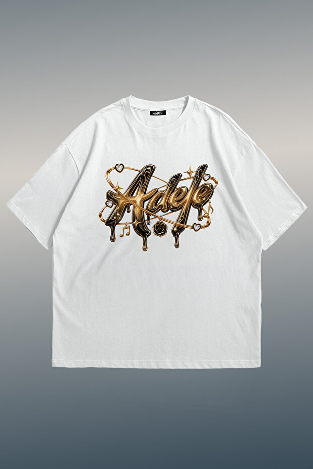 Adele Printed Unisex Oversize T-Shirt