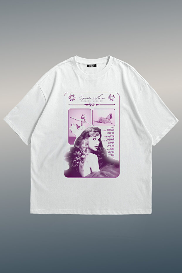 Taylor Swift Speak Now Printed Unisex Oversize T-Shirt