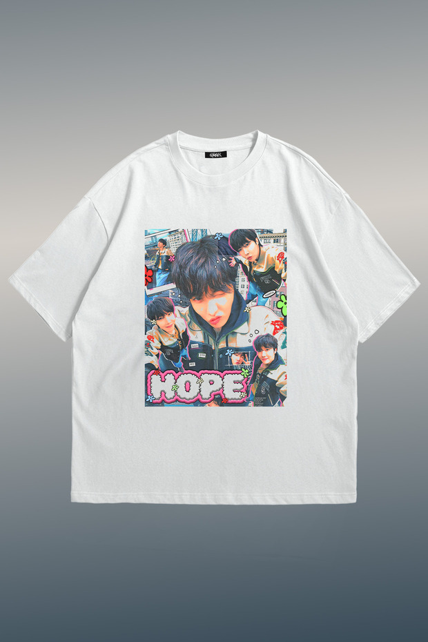 Bts J-Hope Printed Unisex Oversize T-Shirt