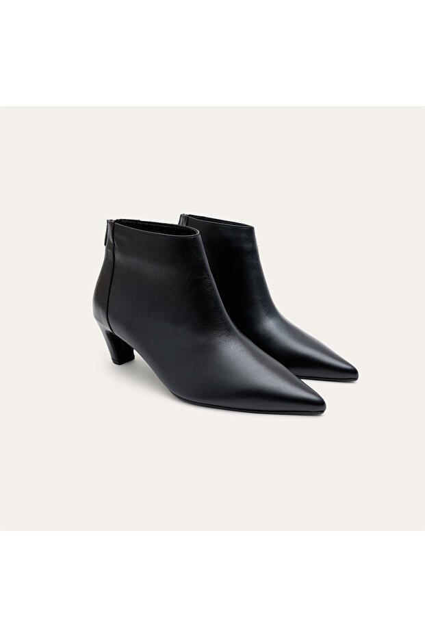 Women's Black Heeled Ankle Boots