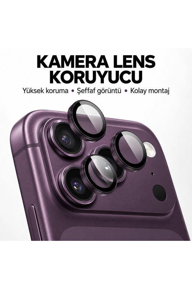 100% Sapphire Anti-Scratch Camera Lens Protector Compatible with iPhone 18 Pro and 18 Pro Max