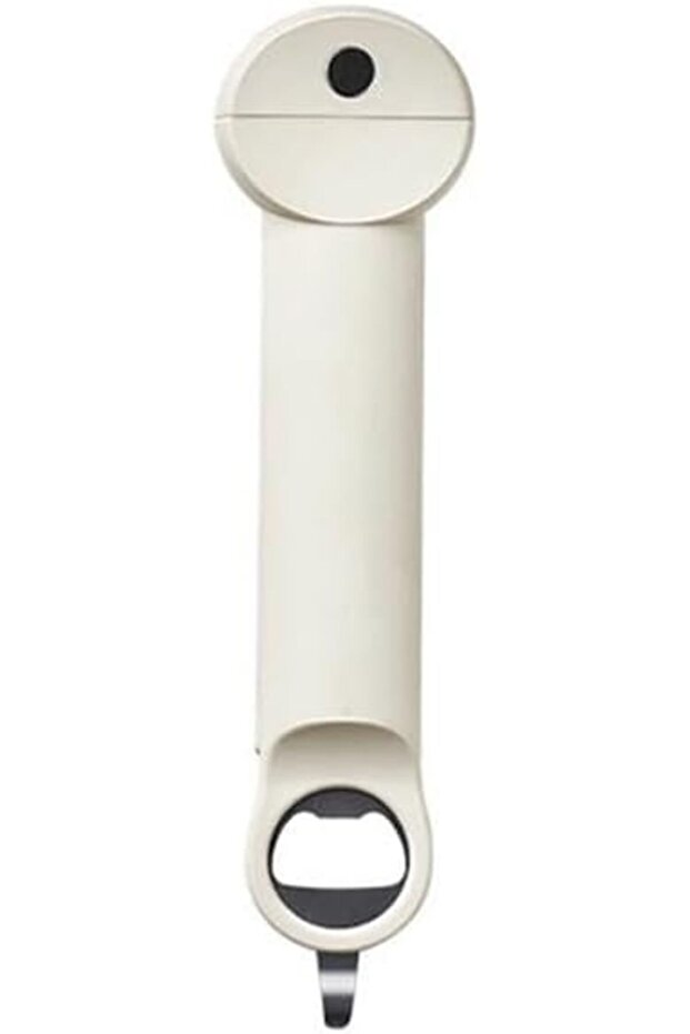 Yelajoy Stainless Steel Adjustable 3-in-1 Jar and Bottle Opener,Retractable Multi-Functional Cap Screwer,White