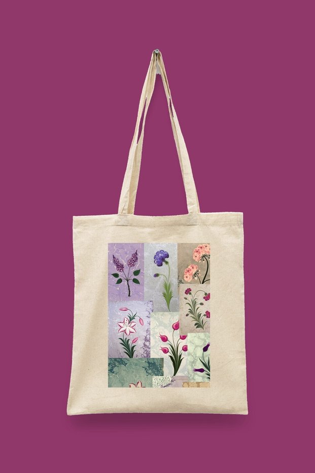 Art Series 03 - Lalezar Islamic Series Tote Bag Printed Cloth Bag