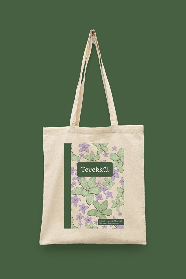 Tevekkül Islamic Series Tote Bag Printed Cloth Bag