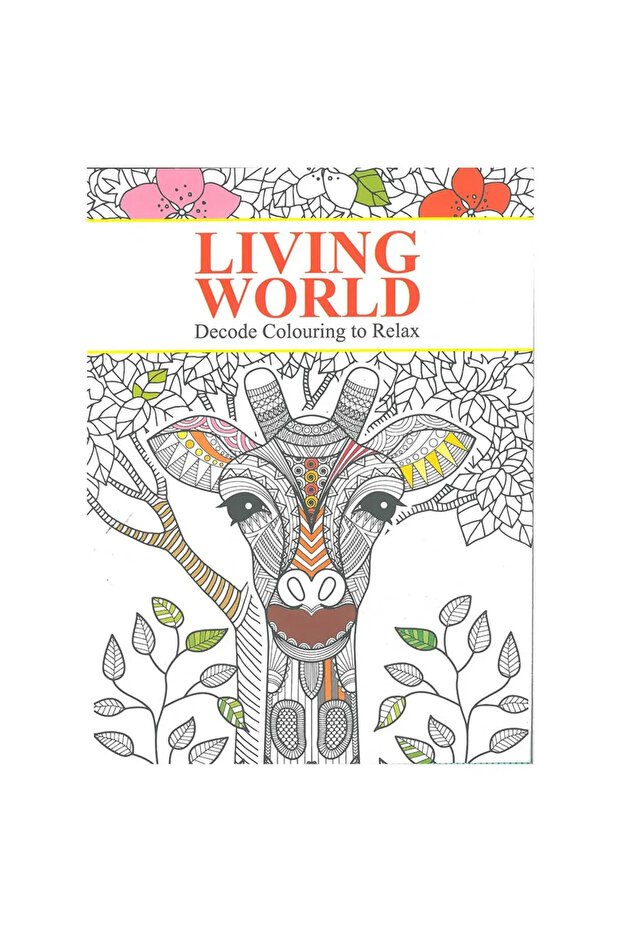 Living World Decode Colouring Book