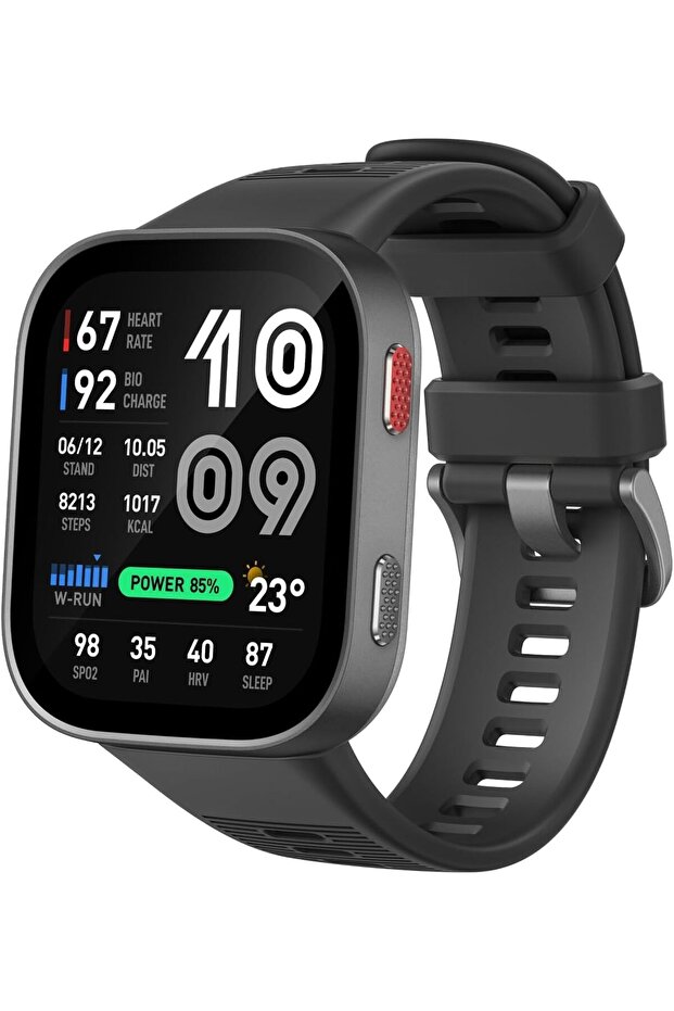 Bip Max 50 mm Smartwatch, 2.07 Inch AMOLED Display, 20 Days Battery Life, GPS, 4GB Memory, Offline Maps, Fitness Tracker, Hybrid Training, 150+ Sports Modes, HYROX Mode, 5ATM for Android